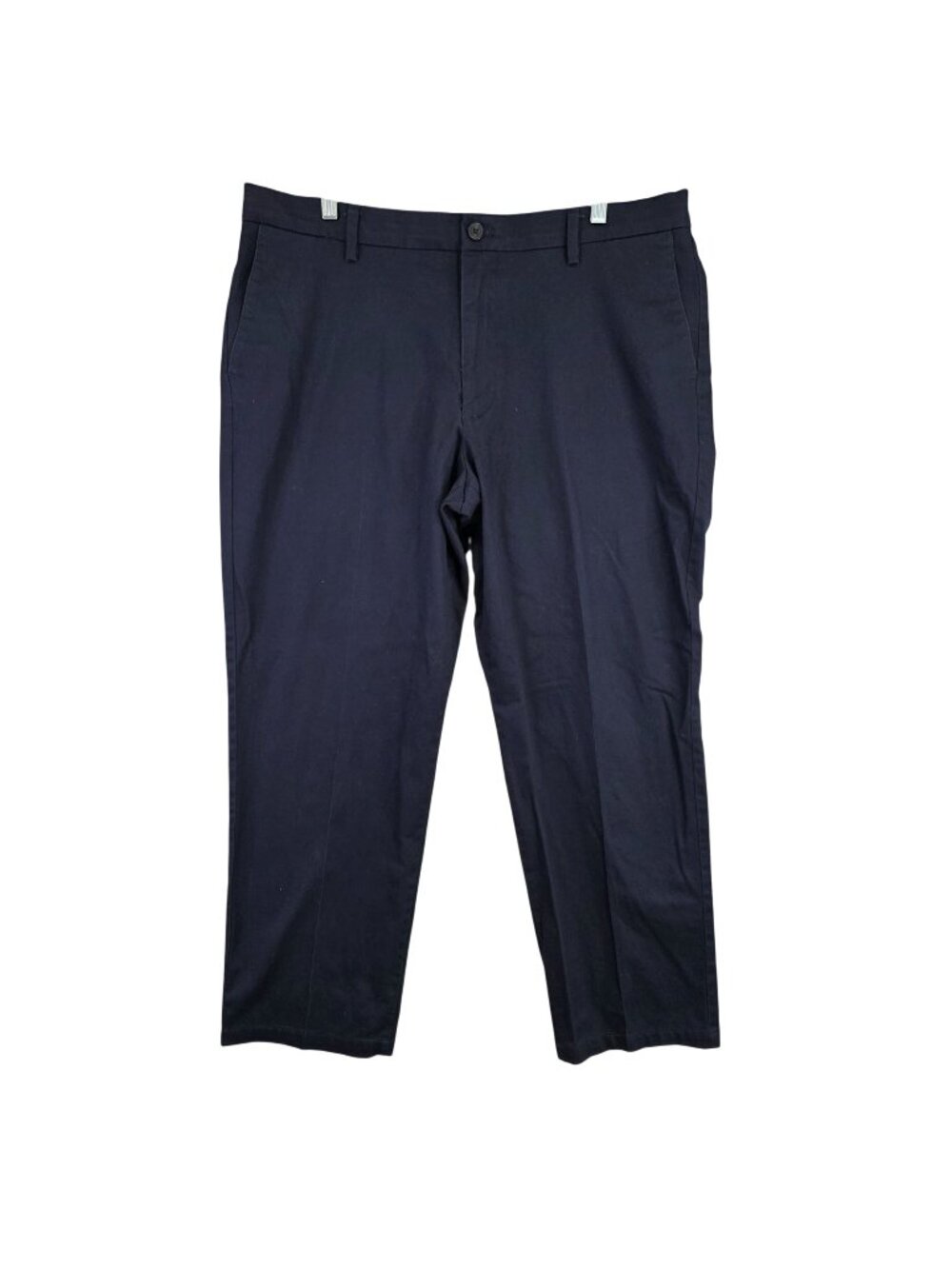 Mens Dockers Classic Signature Khaki Navy Blue Chino Pants Cotton Blend 38x30